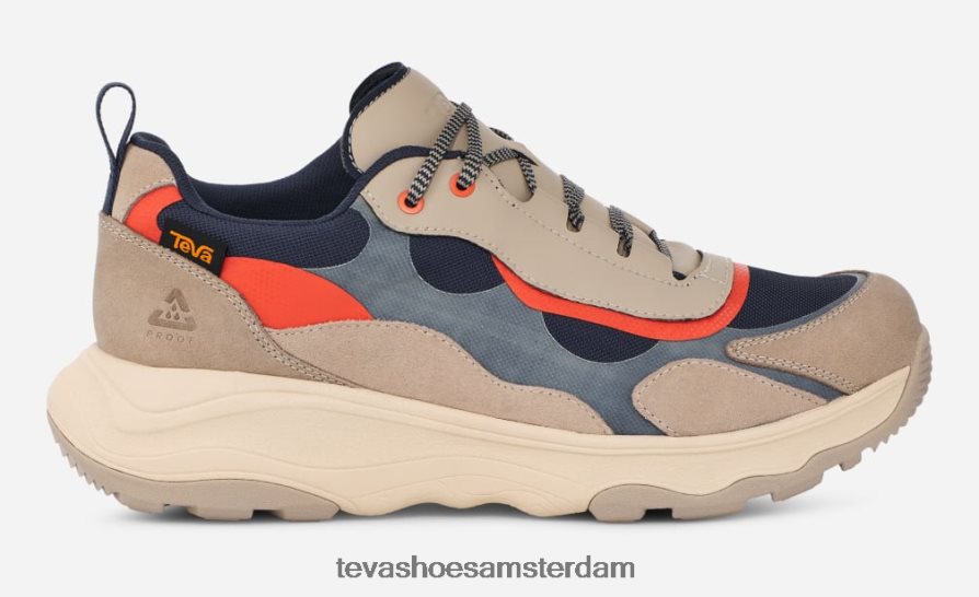 6F6T4X244 verengrijs/oranje Teva heren geotrecca laag
