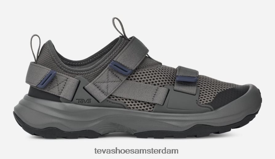 6F6T4X394 donker meeuwgrijs Teva mannenuitstroom universeel