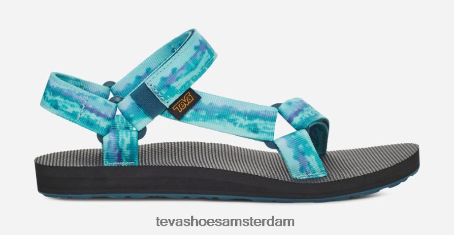 6F6T4X130 sorbet blauw koraal Teva originele universele tie-dye voor dames