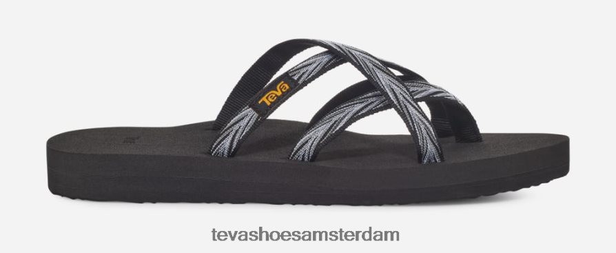 6F6T4X44 handpalmen zwart/wit Teva dames olowahu